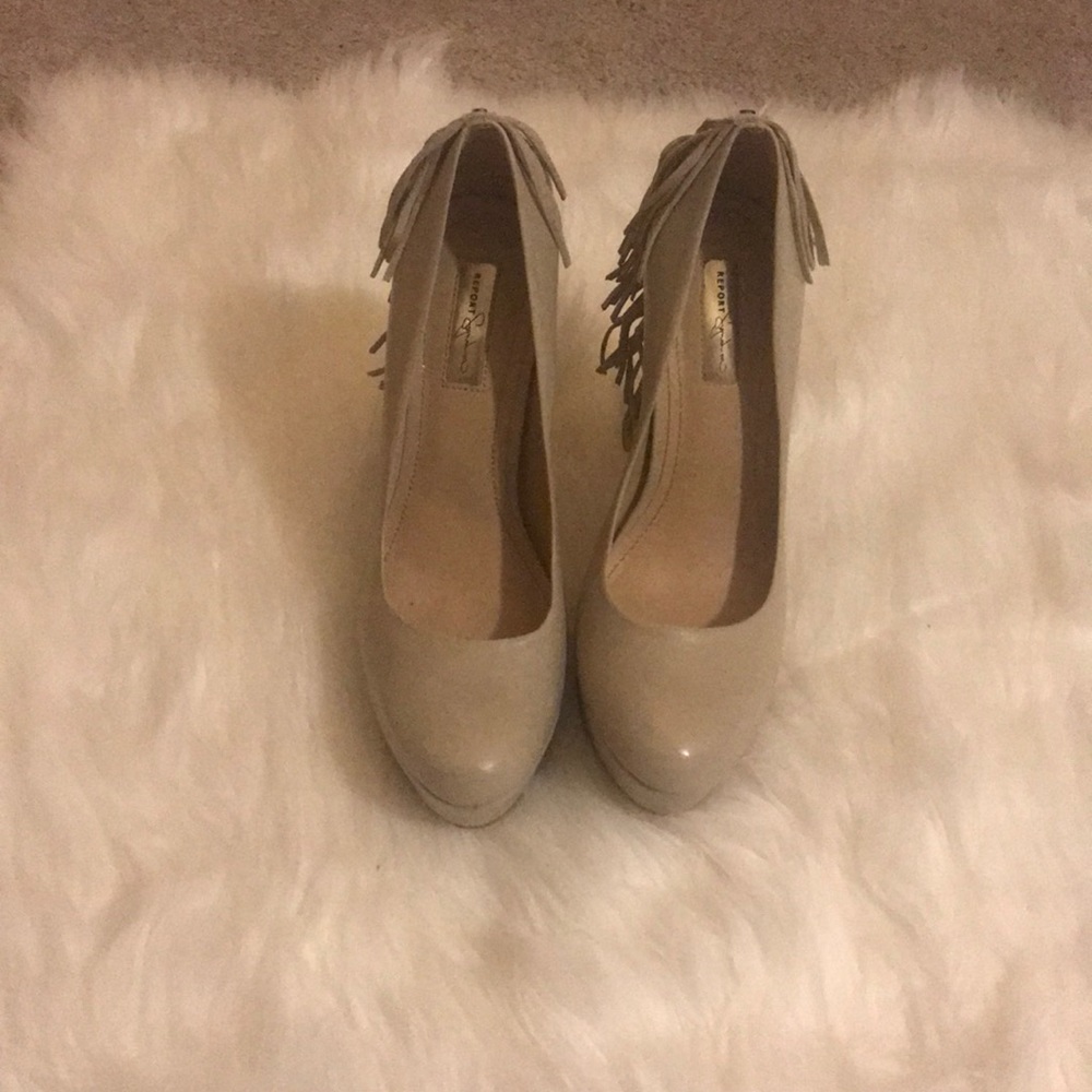 Classic heel with edge.